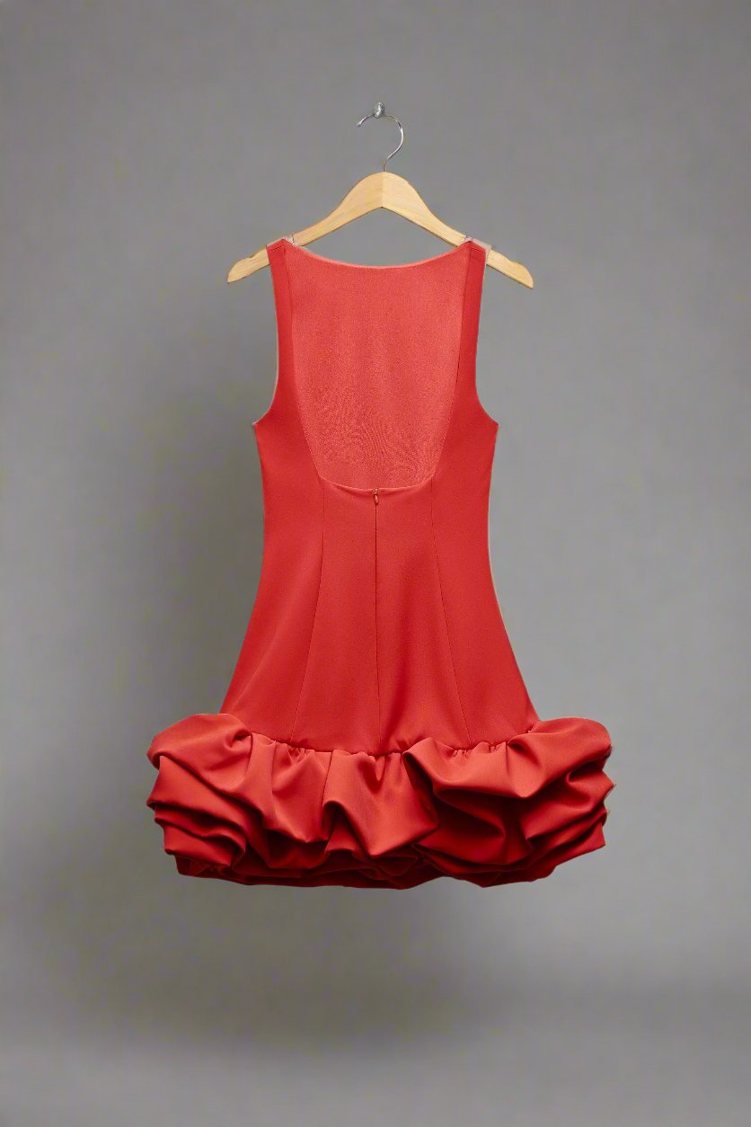 Selina | Ruffle Dress