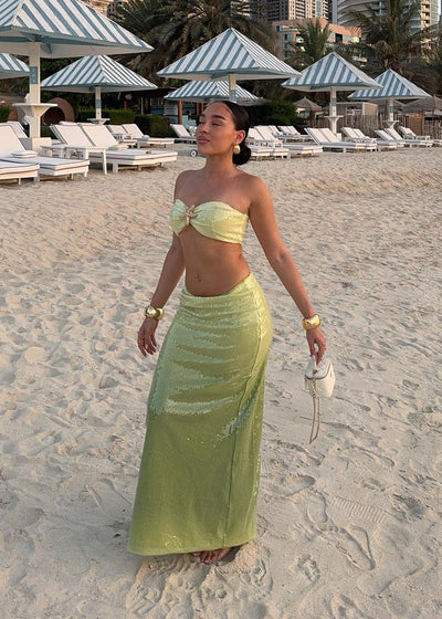 Desire Ombre Two Piece - Green