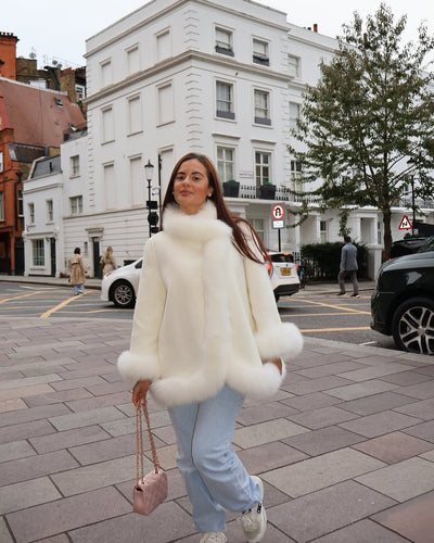 Selena | Cashmere Fur Coat