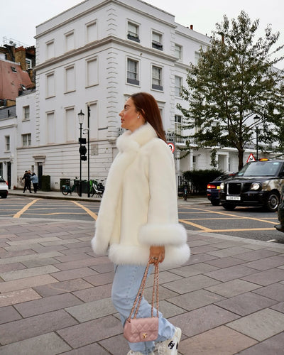 Selena | Cashmere Fur Coat