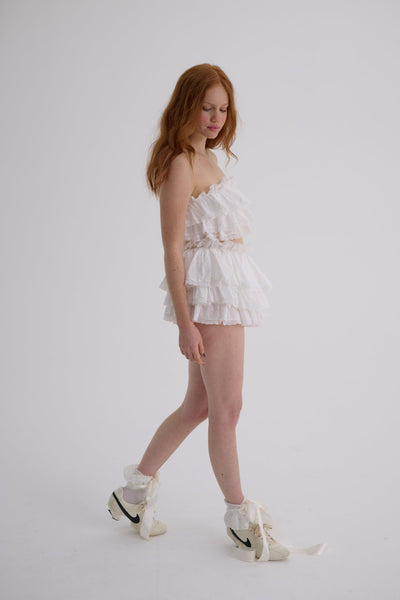 The Ivory Cotton Dauphine Knickers