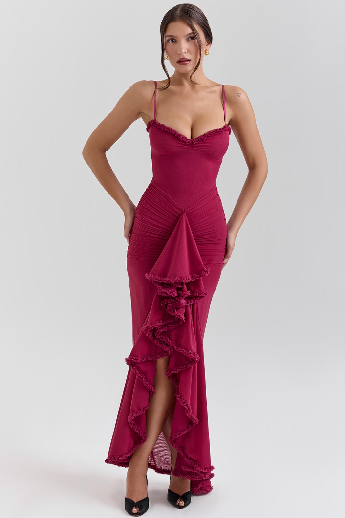 Ruby | Ruffled Dress