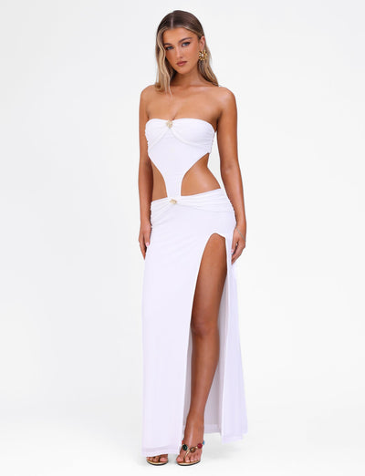 KYNLEE MAXI DRESS - WHITE